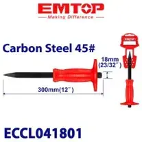 Emtop ECCL041801 | Chisel 300mm Hardened Steel