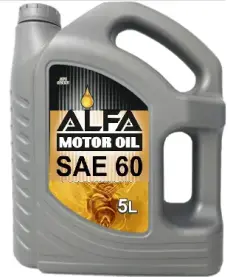 Alfa SAE60 | Motor ýagy 5L Ýokary wiskozitet