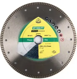 KLINGSPOR 325393 | Almaz Disk Keramiki Plita Turbo 125 mm
