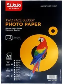JOJO  | A3 Parlak Foto Kagyzy 200gsm Iki Taraplaýyn 50 Sany