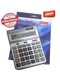 Student CD-6117 | Calculator 16-Digit Large Display
