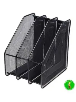 No Brand No Model | Vertical File Tray Metal Mesh Black