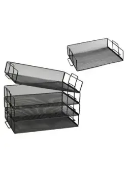 Unbranded | Metal Mesh Horizontal Tray Black