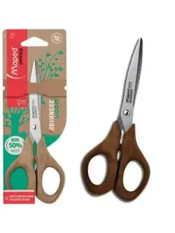 Maped ADVANCED wood 17cm 496111 | Office Scissors Stainless Steel