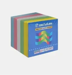 Без бренда | Неклеящиеся стикеры 9x9x9 цветные