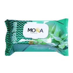 MONA | Çygly Salfetka Aloe Krem Köpçülikleýin Gaplama 120 sany