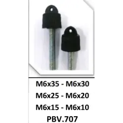 SERMAK 506-35 | Panelli bolt M6x35 plastmassa kelleli