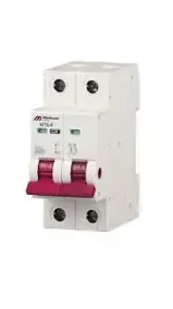MUTLUSAN MTS06-2025C | Circuit Breaker 2P Type C 25A 6kA
