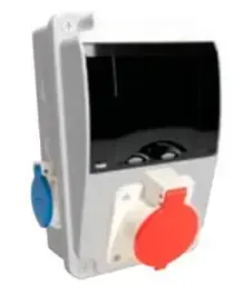 MUTLUSAN 010 104 000180 | Distribution Board with 3x25A & 1x16A(2) Sockets