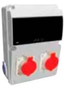 MUTLUSAN MK-2325-2 | Распределительный щит с розетками 3x25A(2)/1x16A