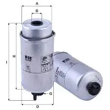 FIL FILTRE FUEL FILTER ZP 3318 FMB