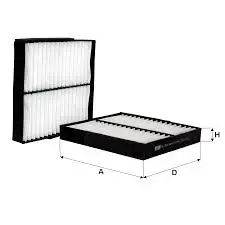FİL FİLTRE Cabin Filter HC 7265