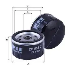 Масляный фильтр FİL FİLTRE ZP 553 C - оптовая продажа