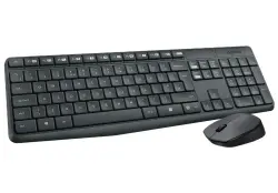 Logitech KBLMK235 | Simsiz Klawiatura we Syçanjyk Toplumy Iňlis Gara