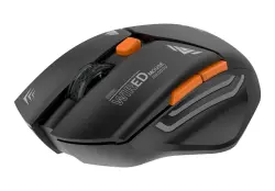 Porodo PDX323-BK | Gaming Mouse Wireless Ergonomic Black