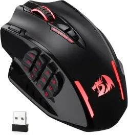Redragon M810RGB-PRO | Oýun syçanjygy simli/simsiz 8 düwme RGB zarýadly
