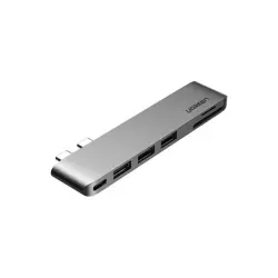 UGREEN DSUG60560 | Dok stansiýasy Type-C 3x USB3.0 Gigabit LAN SD Karta