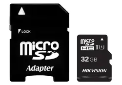 HIKVISION MICSDHV32GBC10 | Карта MicroSD 32ГБ Класс 10 92МБ/с + Адаптер