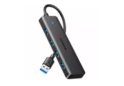 UGREEN CM219 | USB HUB 4x USB 3.0 15 cm Cable Black