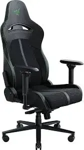 Razer Enki | Gaming Chair 120 kg Leather+Fabric Black