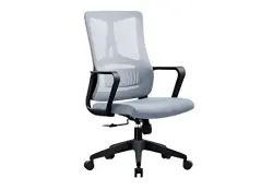 NOEL OCHNMINAMGR | Office Chair Mesh+Fabric Fixed Armrest Class 3 Gaslift Gray