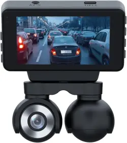 Powerology CVRP4KCAM108 | Car Video Recorder Dual Lens 4K