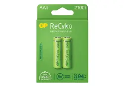 RECHARGEABLE BATGP210AAHCBUS2 | AA batareýa 2100mAh 2 sany