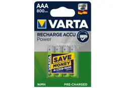 VARTA BATVA0616 | AAA täzeden zarýad berilýän batareýa 800mAh, 4 sany