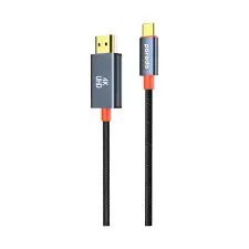 Porodo PD-CBL0016-BK | Type-C-den HDMI-a kabel 4K 60Hz 2m