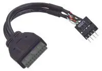 ADAPTER ADFPUSB3.0TO2.0 | USB Adapter Front Panel 2.0 Male to 3.0 Female