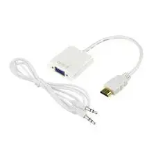 Generic CBLADHDVG | HDMI to VGA Adapter with Audio White