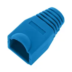Generic RJ45CUPS | RJ45 birikdiriji üçin gök rezin gapak, goragly