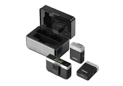 Ulanzi MICUAM18 | Iki Kanally Lapel Mikrofon 250 m Aralyk