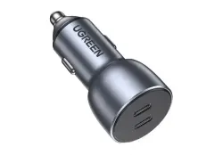 UGREEN CD213 | Car Charger Dual Type-C 50W Fast Charge