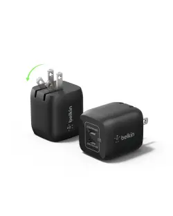 Belkin WCH011vfWH | Mobil Zarýad Enjamy Dual USB-C 45W GaN PD Tiz Zarýad