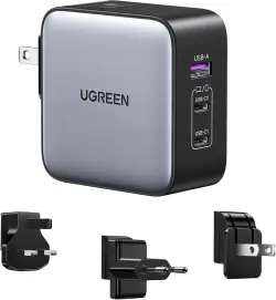UGREEN CHU38555 | Telefon Zarýad Enjamy GaN 65W Tiz Zarýad 3 Port