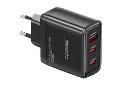 YESIDO YC144 | Mobile Phone Charger GAN 65W Fast Charge