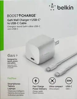 Belkin WCA008 | Mobile Phone Charger 30W Type-C Fast Charge