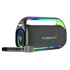 Powerology PWLAU012 | Портативная акустика 150 Вт Караоке Влагозащита