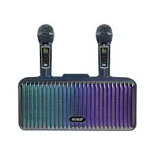 SDRD SD319PRO | Портативная колонка с двумя беспроводными микрофонами RGB BT