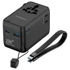 Powerology PWCUQC054BK | Güýje Beriji Bank 4000mAh 22,55W Köp Portly