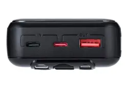 RIVACASE VA2221 | Внешний аккумулятор 20000mAh 2xUSB-A 1xType-C Черный
