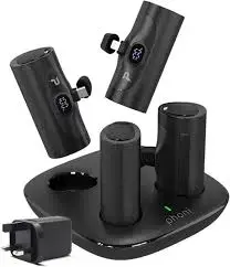 PHONI P0204 | Powerbank Stansiýasy 4x5000mAh + Zarýad Stansiýasy Gara