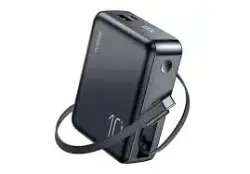 YESIDO YP70 | Göçme Batareýa 10000mAh Type-C USB Gara