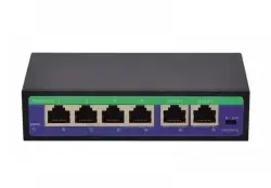 NETEF NETEF1006PEA2 | Ulgam çalşyjy 4+2 port 100 Mbps PoE