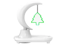 Crescent BLTB22SLIWBT22SAW | Настольная лампа с беспроводной зарядкой, ель