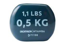 Decathlon DUMBBELLDECA712781 | Hantel 0,5 kg, ikili toplum, turba reňkli