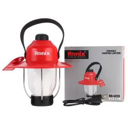 Ronix RH-4228 | Camping Lantern 2200mAh 5 Hours Red