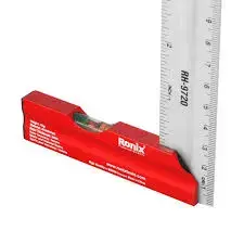 Ronix RH-9720 | столярный угольник 20см нержавеющая сталь