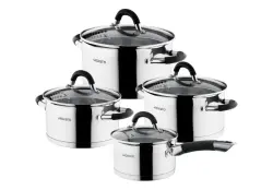 ARDESTO AR1908GGS | Антипригарный набор посуды 8 предметов сталь